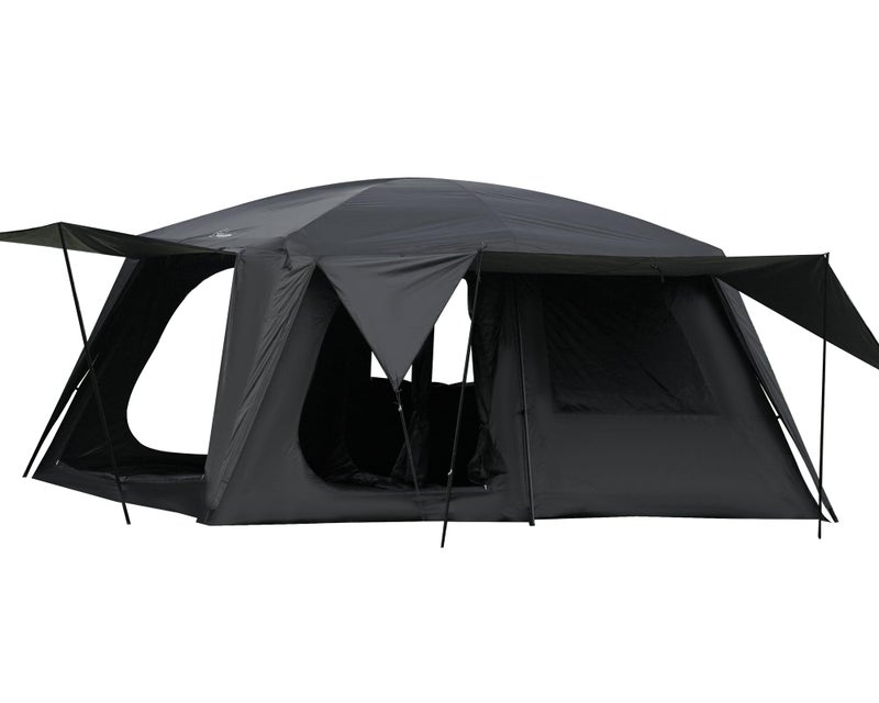 Vidalido 4-6 Person Camping Tent with 3 Door 2 Room Large Family Cabin Tents, Double Layer Waterproof Portable Glamping Tent, Big Tents for Outdoor Camping Hiking and Backpacking - Image 1