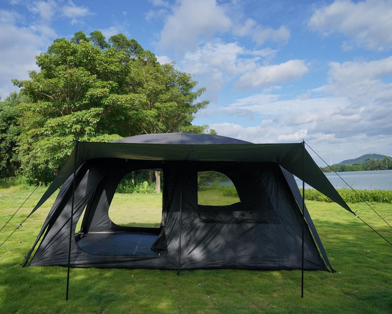 Vidalido 4-6 Person Camping Tent with 3 Door 2 Room Large Family Cabin Tents, Double Layer Waterproof Portable Glamping Tent, Big Tents for Outdoor Camping Hiking and Backpacking - Image 4