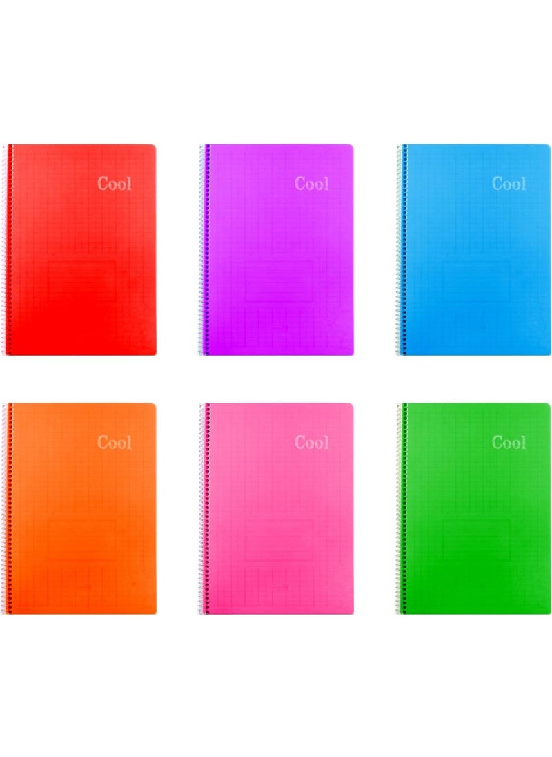 Keskin Color -Cool 96 Yp. Plastic Cover Notebook CHECKED 