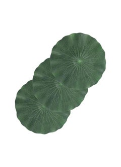 Pond Plants 3Pcs Artificial Lily Pad Simulation Green Lotus Leaves Photo Prop Pool Floating Leaves Fish Pond Decor for Home Shop Garden Floating Flowers for Pool