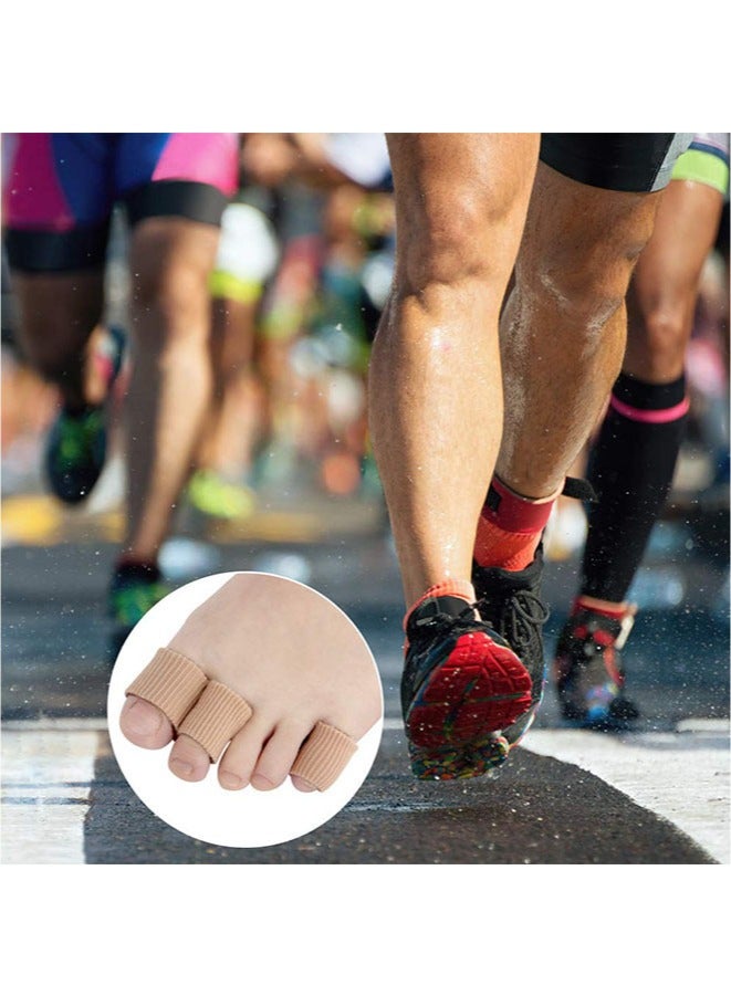 24PCS Gel Toe Protectors, 0.98 Inches Toe Sleeve Tubes, Multi-Functional Toe Pads for Blisters, Corn Cushions, Hammer Toes, Soft and Comfortable Toe Cushions for Overlapping Toes (3 Sizes) - Image 5