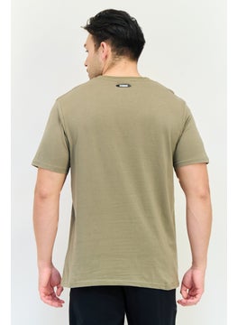 RBX Men Sportswear Fit Short Sleeve Outdoor T-Shirt, Light Olive  - Image 3