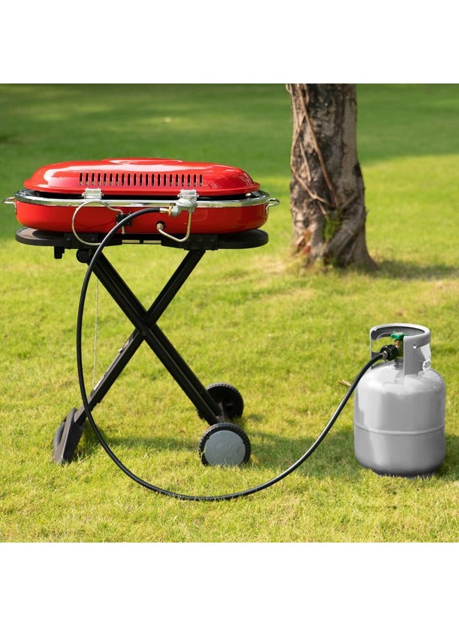 Shinestar 6FT Propane Adapter Hose - Compatible with Coleman Stove, Weber Q Grill, Mr. Buddy Heater & More - Connects 1lb Portable Appliances to 20lb Tanks - Image 5
