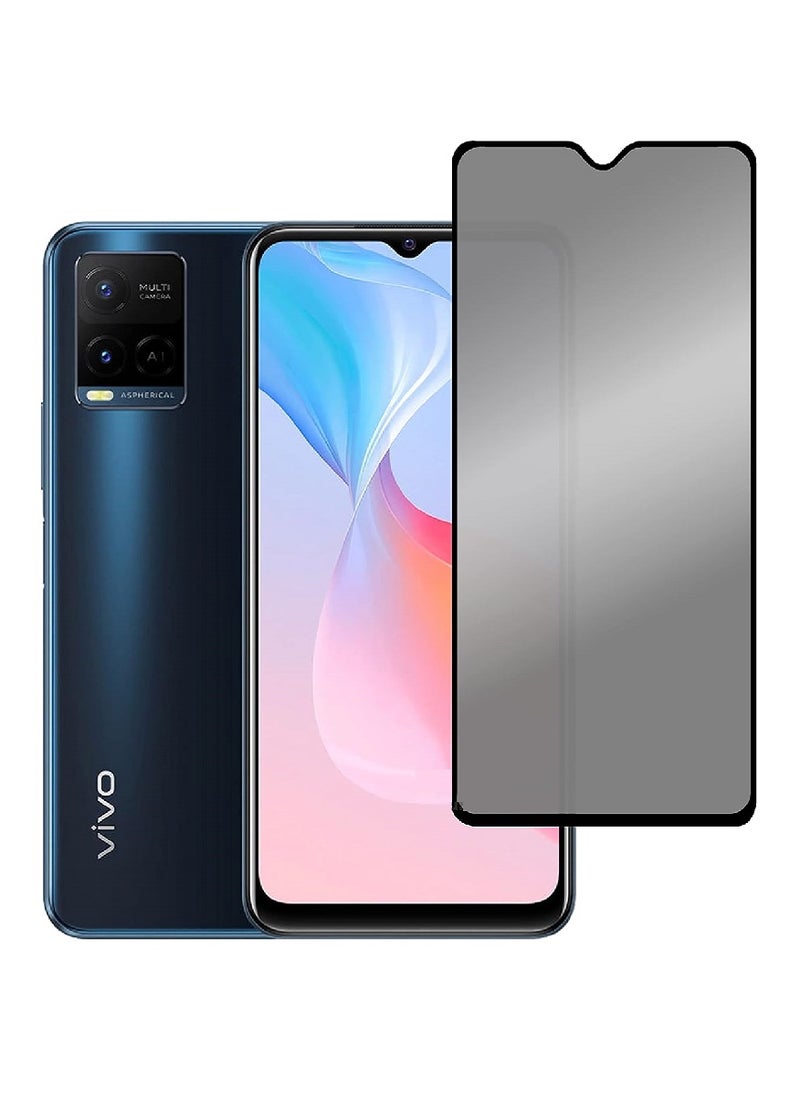 Super Tempered Glass Screen Protector Anti-Spy Privacy Designed For vivo Y21t Full Screen Coverage And Bubble Free - Image 1