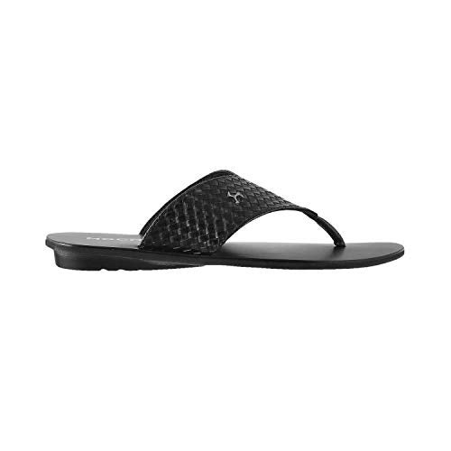 Mochi Men's Black Faux Leather Stylish Sandals UK/9 EU/43 (16-9102) - Image 2