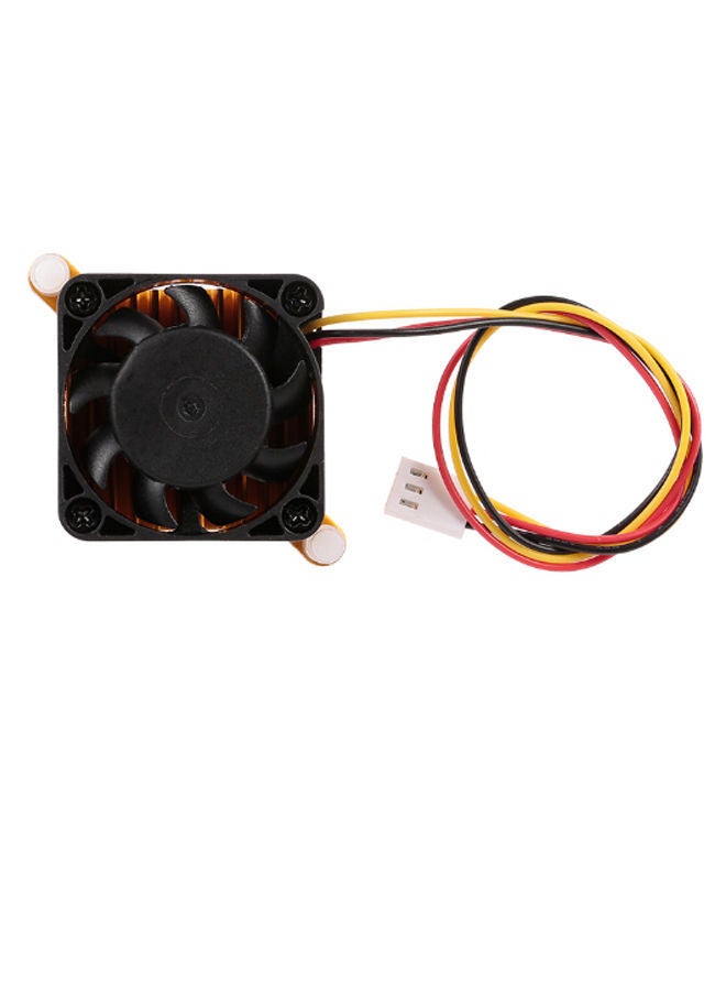 NIBEMINENT Motherboard South And North Bridge Heatsink Fan Black/Yellow/Red  - Image 1