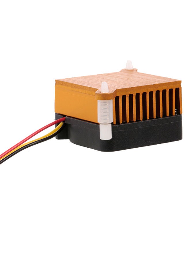 NIBEMINENT Motherboard South And North Bridge Heatsink Fan Black/Yellow/Red  - Image 2