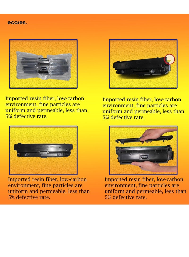 ECARES® 410A Toner Cartridge 410A CF410A CF411A CF412A CF413A Compatible for MFP M452dn M452dw M452nw M477fdw M477fnw M477fdn M377dw Printer(4 Pack) - Image 3