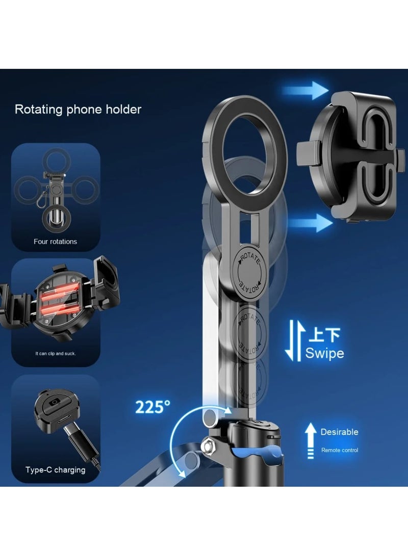 Magnetic Portable Mini Photo Tool Selfie Stick Tripod Handy for Travel - Image 5