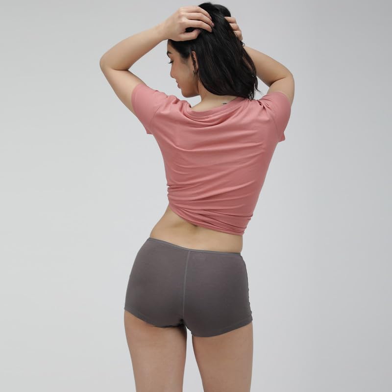 Amul Comfy Women Boy Shorts| Multi | Pack of 3|Combo. - Image 4