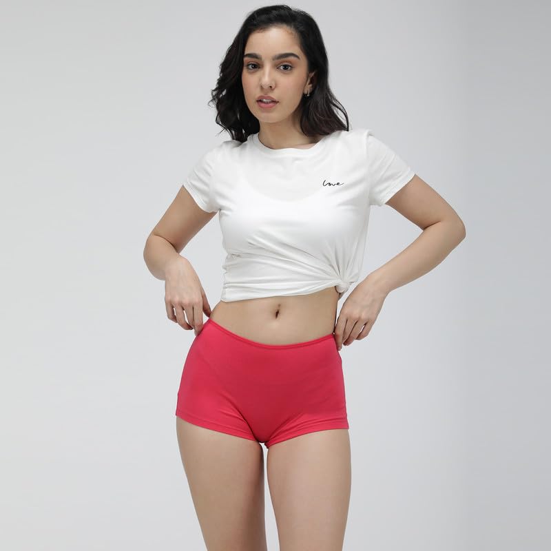 Amul Comfy Women Boy Shorts| Multi | Pack of 3|Combo. - Image 2
