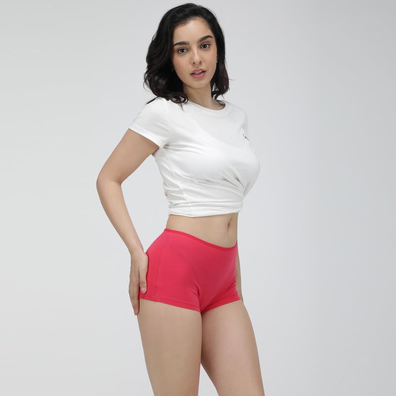 Amul Comfy Women Boy Shorts| Multi | Pack of 3|Combo. - Image 5