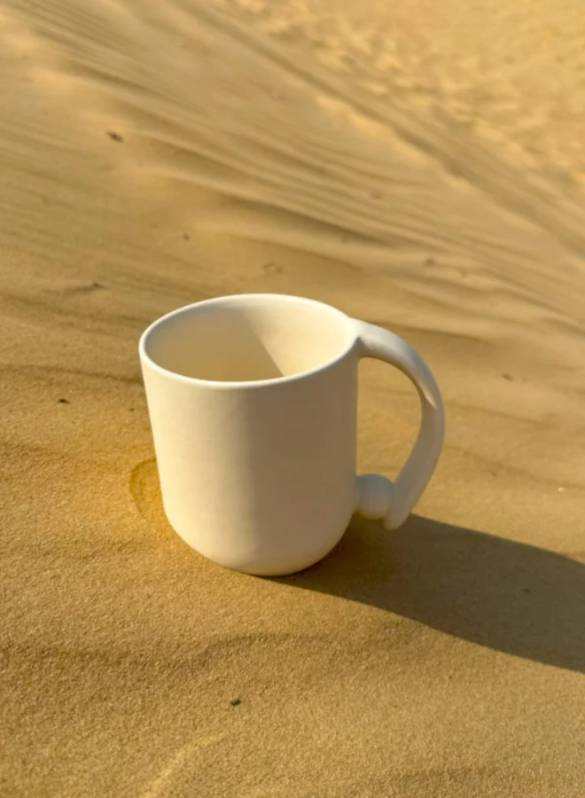 Tohfa Luxe TohfaLuxe Ball Mug Ivory - Set of 2 in a Gift Box