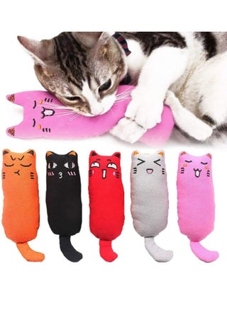 5 Pack Bite Resistant Catnip Toy for Cats, Catnip Filled Cartoon Mice Cat Teething Chew Toy - pzsku/ZC8C45C908AAA655E7340Z/45/_/1700477359/a20cba94-1d14-435b-8978-f2579c7ce533