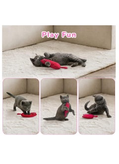 Generic 5 Pack Bite Resistant Catnip Toy for Cats, Catnip Filled Cartoon Mice Cat Teething Chew Toy  - Image 5