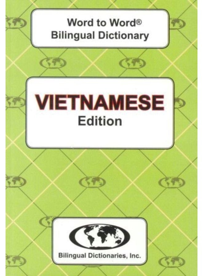 English Vietnamese Vietnamese English Word to Word Dictionary - Paperback