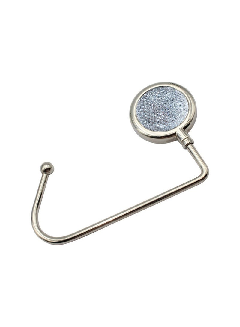 5 Pcs Handbag Purse Hanger Hooks for Table Portable Crystal Diamond Mini Duty Metal Bag Under Counter for Women Girls Bags Storage Gift  - Image 5