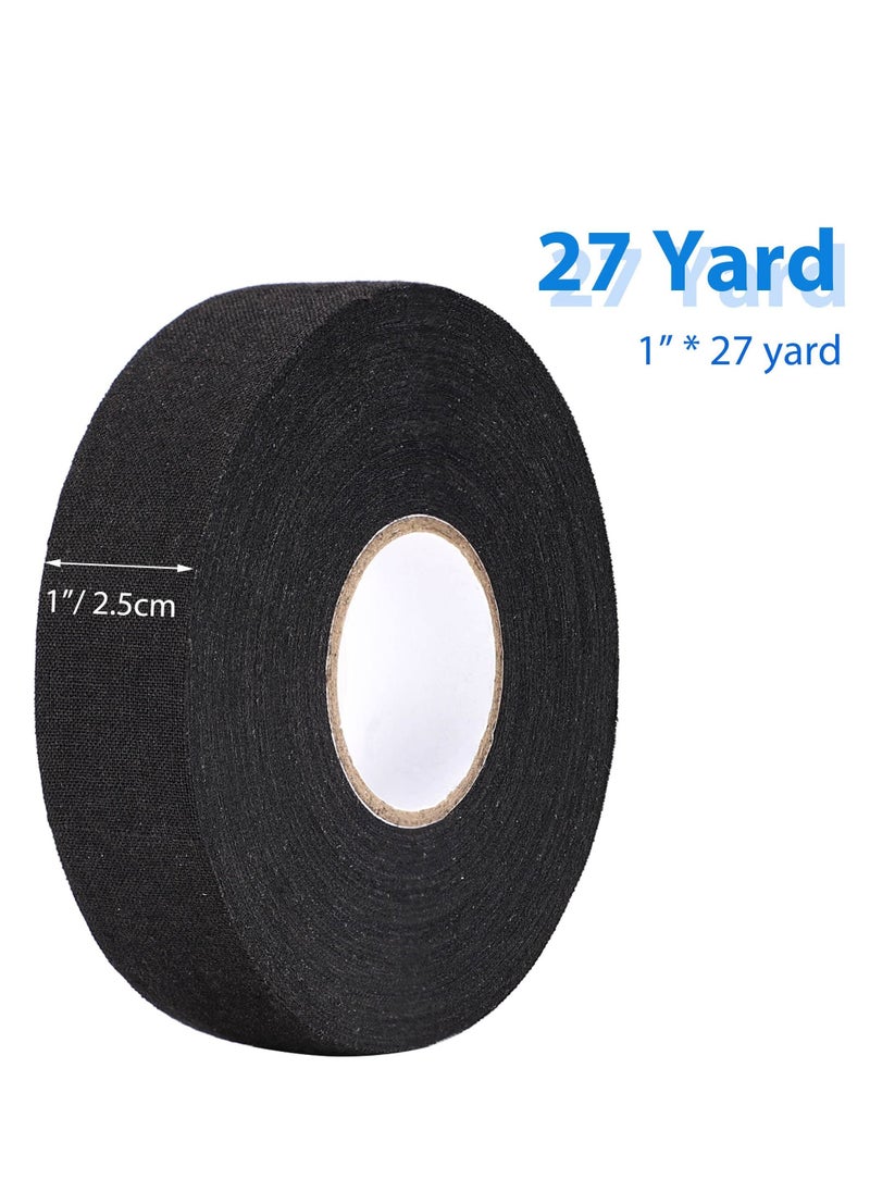 Y&D - Hockey Tape, 1" x 27 Yard Adhesive Cloth Hokey Stick Blade Handle Shaft Bat Sports Non-Slip Grip Wrap for Ice Hockey, Field Roller Lacrosse - Image 1