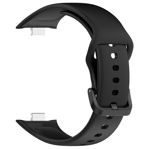 Wisely Adjustable Silicon Band Strap for Redmi Watch Move Straps Watch Silicone Replacement Band Bracelet, Grey - Image 1