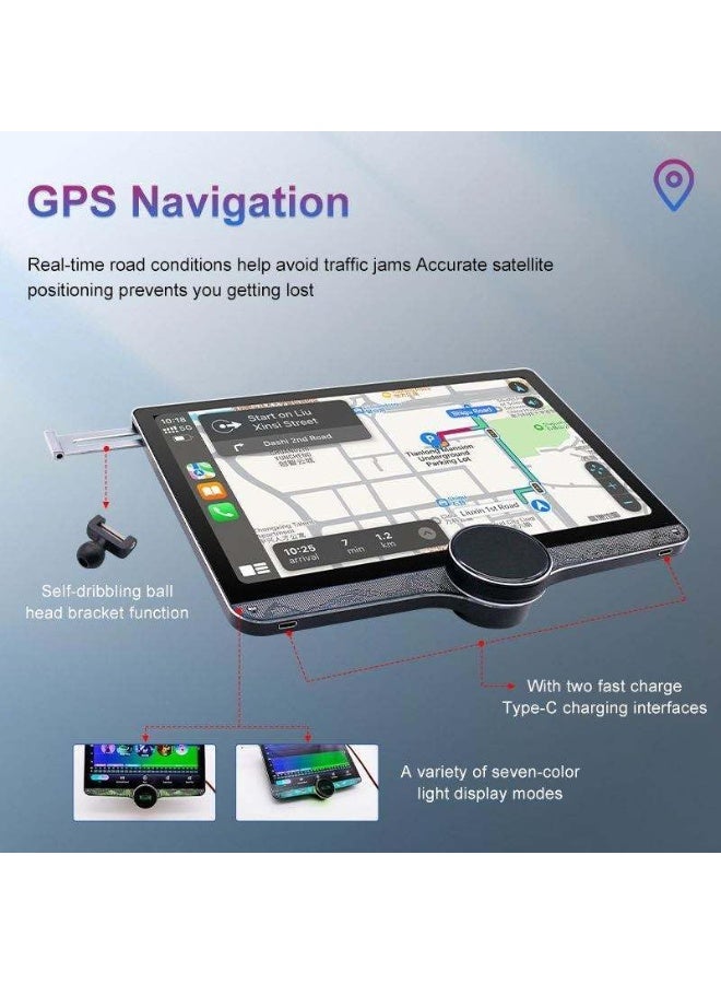 CGS 10.8 Inch Android Car Screen A100 – 2GB RAM 32GB Storage – Apple CarPlay Support – Single Knob Control – RGB Light – Incell Display - Image 2