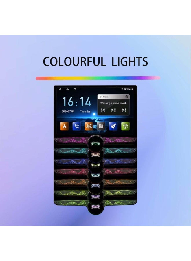 CGS 10.8 Inch Android Car Screen A100 – 2GB RAM 32GB Storage – Apple CarPlay Support – Single Knob Control – RGB Light – Incell Display - Image 4