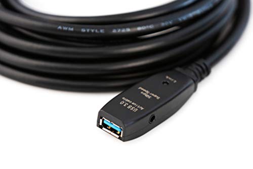 MutecPower 32 Feet Active USB Extension Cable 3.0 Male to Female with 2 Extension chipset Signal Booster - Active Extension/Repeater Cord 10 Meters / 32 Feet - Image 3