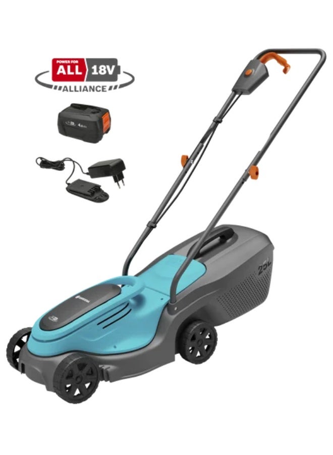 GARDENA BATTERY LAWNMOWER POWERMAX 30/18V P4A READY TO USE SET - Image 1