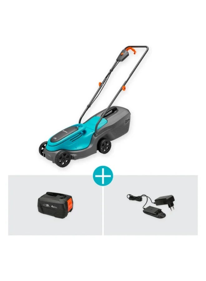 GARDENA BATTERY LAWNMOWER POWERMAX 30/18V P4A READY TO USE SET - Image 3