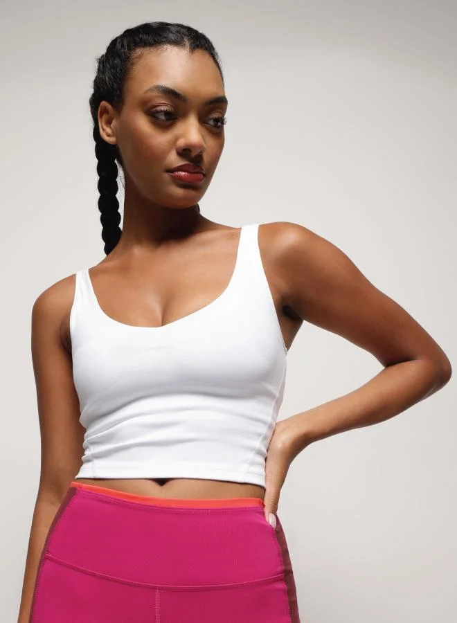 ZAECY High-Intensity Sports Bra - Pearl White