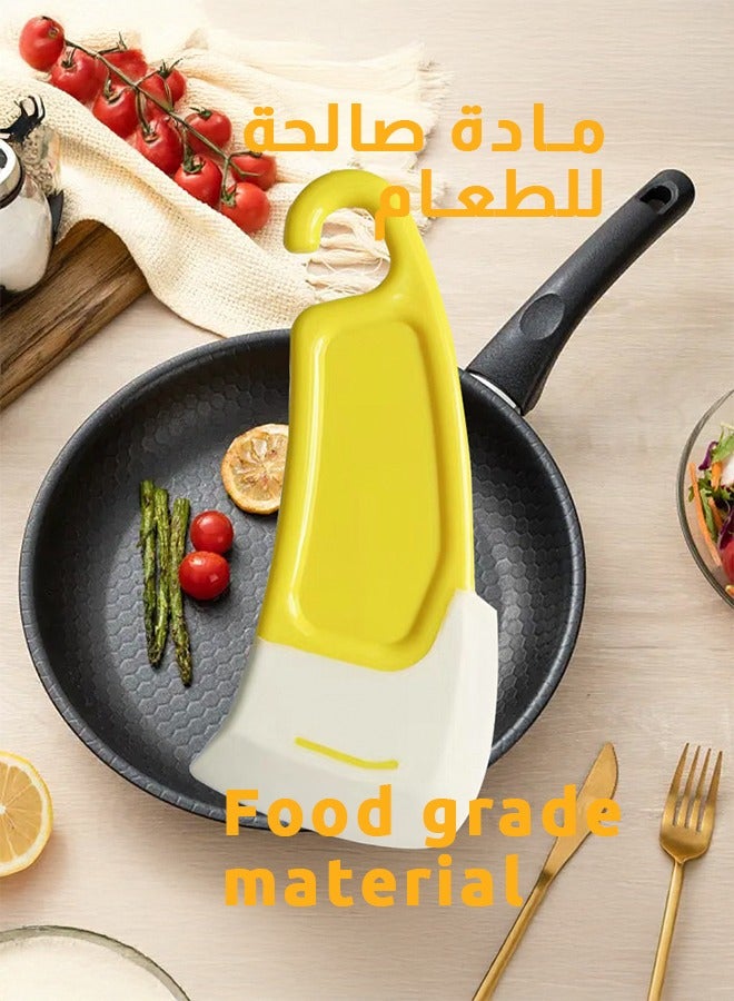 P auke'réi Multifunctional Silicone Kitchen Scraper – Heat Resistant & Food Safe Tool for Stoves, Pans & Dishes - Image 2