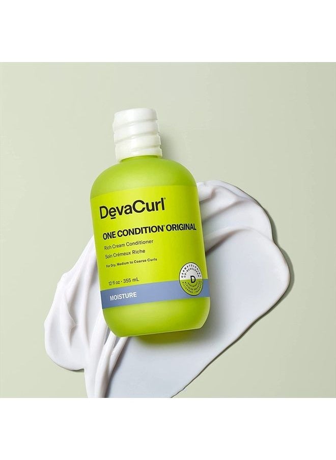 DevaCurl One Condition® Original Rich Cream Conditioner, Soft Lemongrass, 12 fl. oz.  - Image 2