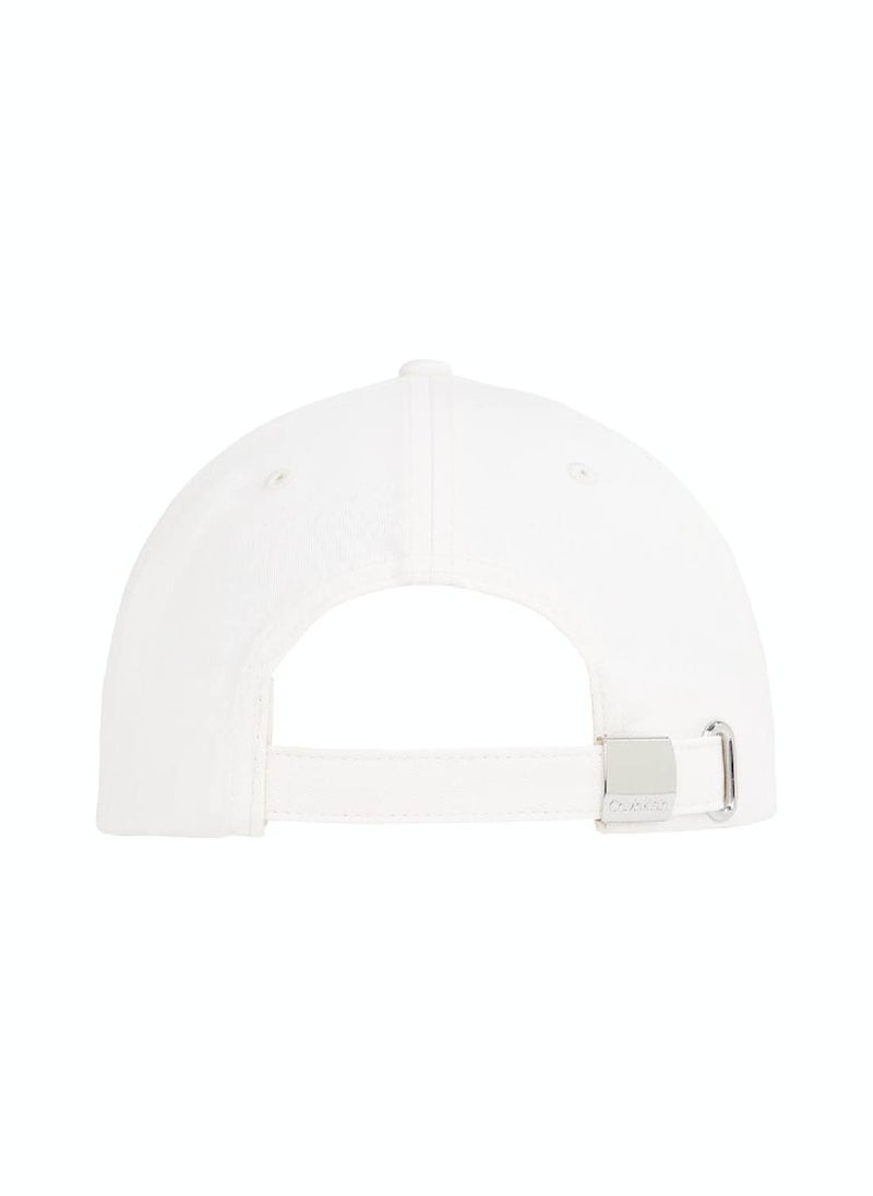 CALVIN KLEIN Men's Twill Cap -  organic cotton twill, White  - Image 2