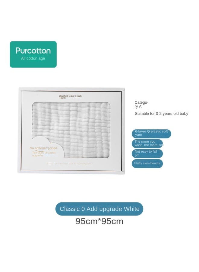 purcotton Recommended By Guo Jingjing】100% Six-layer Gauze Towel, Soft And Absorbent, Newborn Bath Swaddle - Image 2