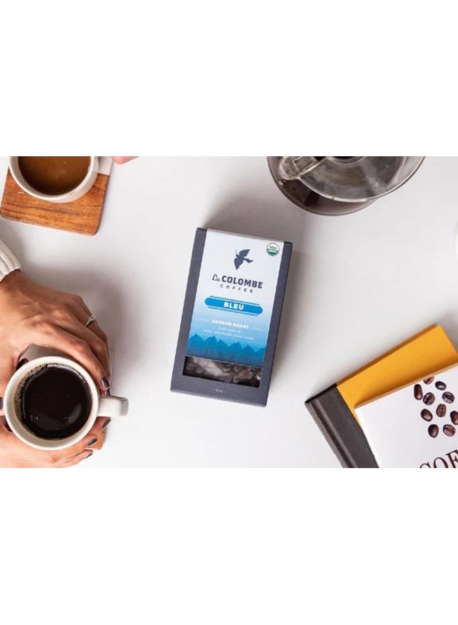 La Colombe قهوة حبوب كاملة محمصة داكنة بليو - 12 أونصة، 1 عبوة - نكهات من الكاكاو، مكاديميا وكريمة حلوة مع حبوب من هندوراس، نيكاراغوا وبيرو - Image 2