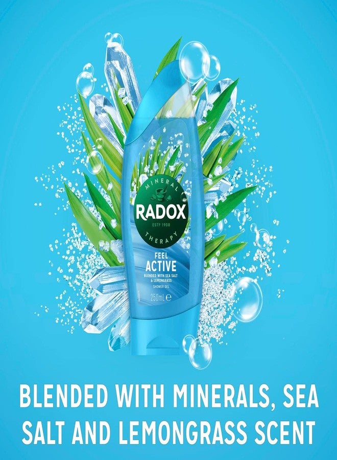 Radox Feel Active Shower Gel 250ml by Radox - Image 3