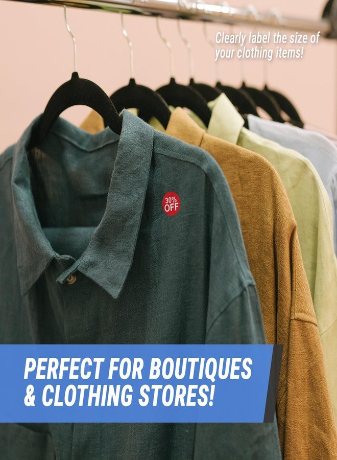 OfficeSmartLabels 30 Percent Off Sales Labels (1 inch, Red - 300 Labels) Circle Dot Price Marker Tags for Retail Stores, Garage & Yard Sales - Self-Adhesive - Image 4