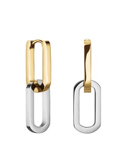 RoseField Rosefield Duotone Link Hoops Gold - JEDLG-J712  - Image 1