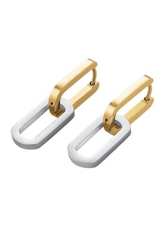 RoseField Rosefield Duotone Link Hoops Gold - JEDLG-J712  - Image 2