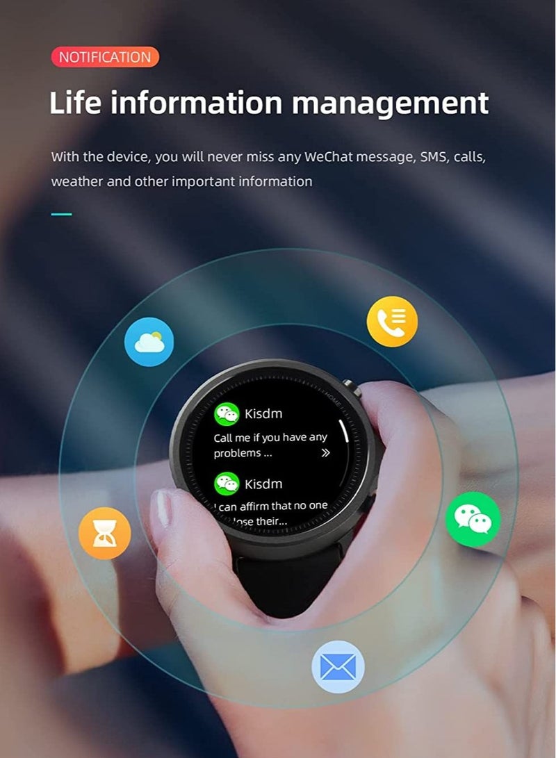 Mibro A1 Smart Watch Bluetooth Call Watch With 1.28inch AMOLED HD Display Health Tracking & 20 Sport Modes 5 ATM Waterproof Bluetooth 5.0 - Tarnish - Image 5