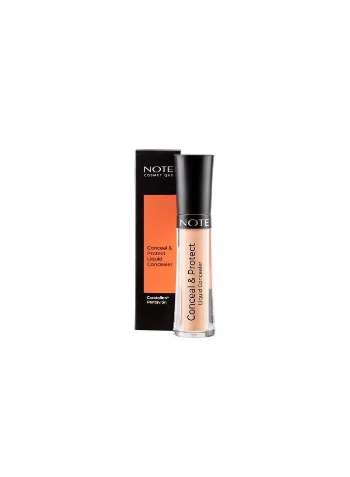 Note Conceal & Protect Liquid Concealer 07 - Warm Rose - Image 4
