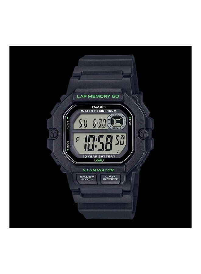 CASIO Resin Digital Watch WS-1400H-1AVDF - Image 1