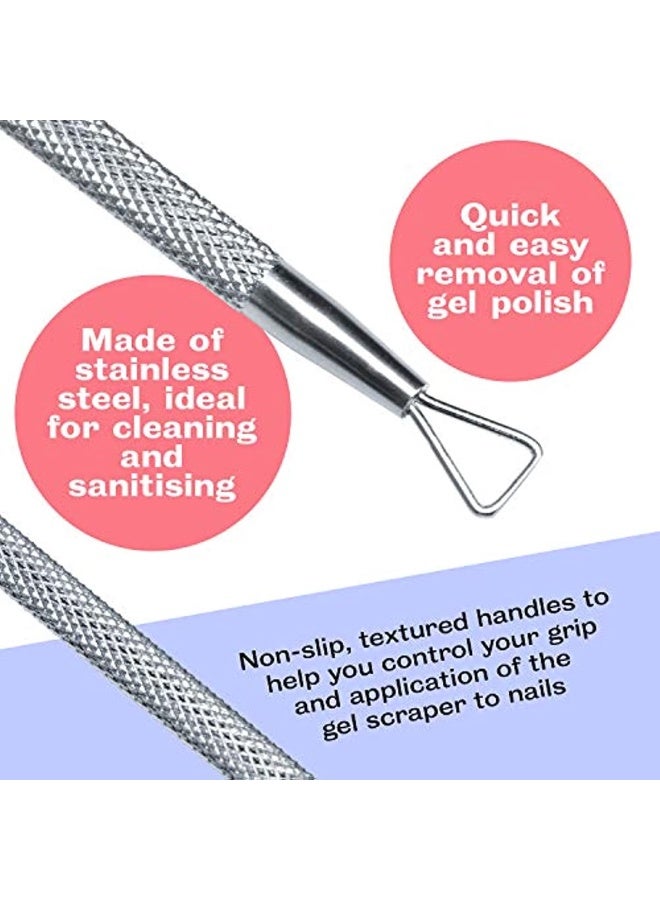 Gel and Varn Scraper Professional Nile Removal Tool for UV Manure Removal  - Image 2
