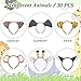 Kigeli 30 Pcs Jungle Animal Safari Ears Headbands for Hair Hoops One Birthday Easter Costumes Dressup Party Favors SuppliesWoodland Animal - Image 4