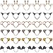 Kigeli 30 Pcs Jungle Animal Safari Ears Headbands for Hair Hoops One Birthday Easter Costumes Dressup Party Favors SuppliesWoodland Animal - Image 2