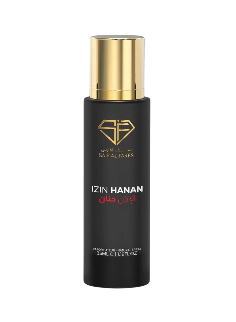 SAIF AL FARES Izin Hanan Inspired by Creed Aventus Travel Perfume/Car Perfume (Spicy, Musk) 35ML - Image 2