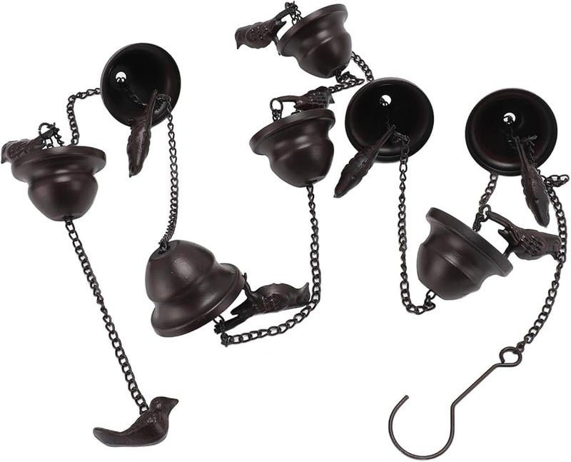 سلسلة مطر الحديد 79 قدم ماسورة مطر حديقة كلاسيكية مزخرفة لتصريف المياه الخارجية - Image 1