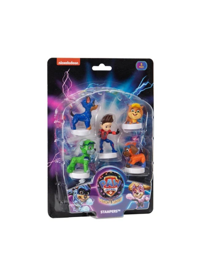 PAW PATROL طقم طوابع باو باترول الفيلم العظيم 5 قطع (S2) - Image 3