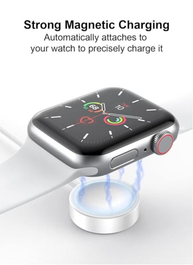 Generic - Fast Charging USB C Watch Charger Cord Compatible for Apple Watch, Magnetic Watch Charging Cable Compatible for Watch Series 9/8/7/Ultra/Ultra2/SE2/6/5/4/3/2/1/SE1, Type C Cord, 1M - Image 1