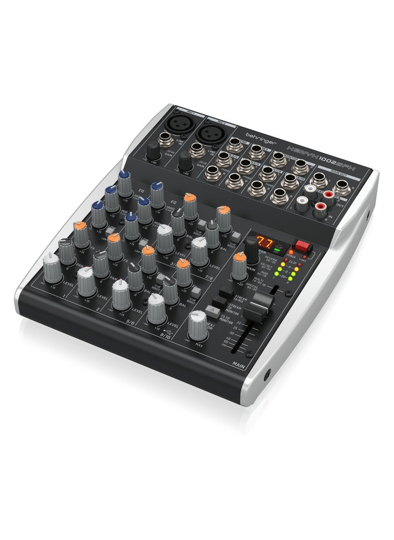 behringer Behringer Mixer Audio 10 CH (2Mono & 4 Stereo) w/ FX Processor and USB Streaming Interface  - Image 3