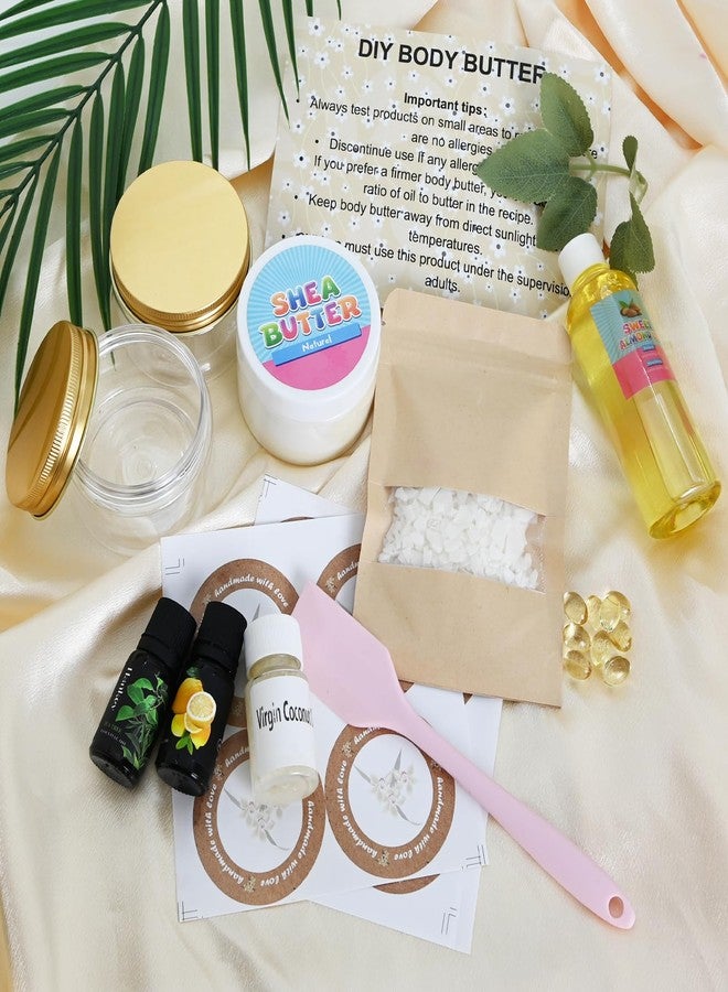 JUYRLE Body Butter Making Kit- Shea Butter Lotion Making Kit, DIY Crafts for Adults with Coconut Oil, Organic Shea Butter Natural Whipped Coconut Oil Body Butter Maker Skin Care Gifts for Women - Image 5